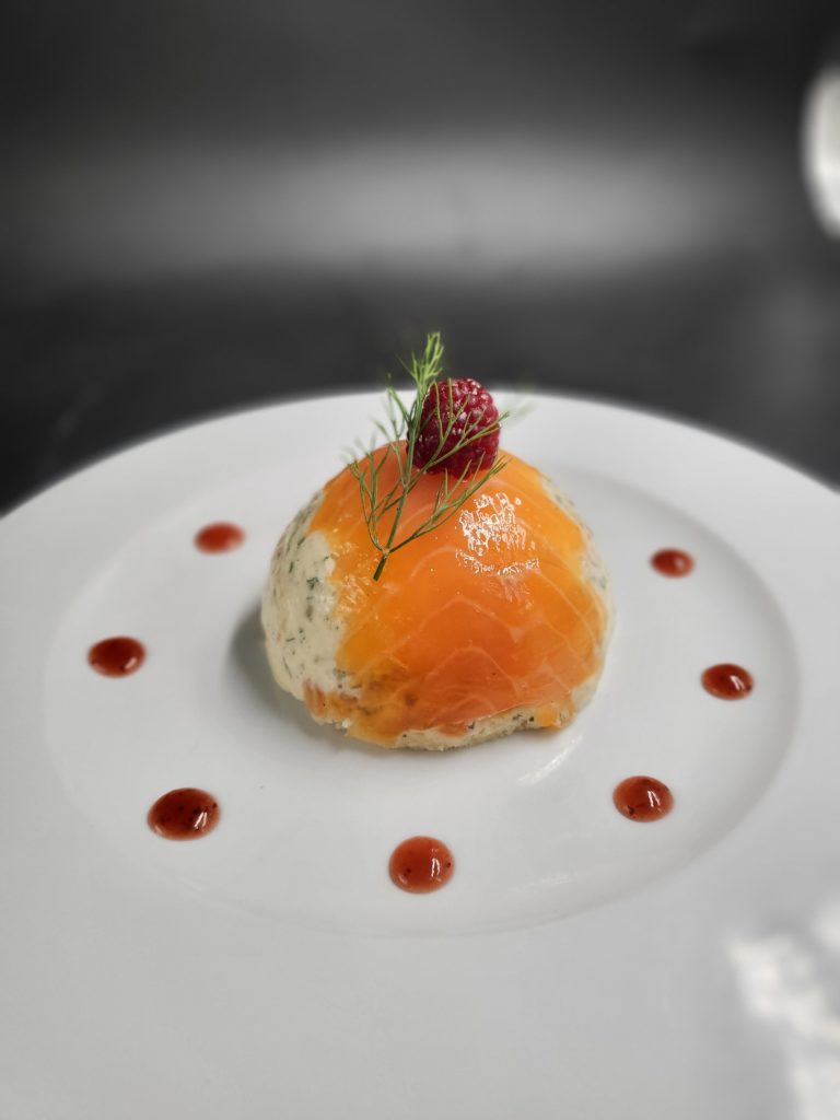 Dôme tartare saumon